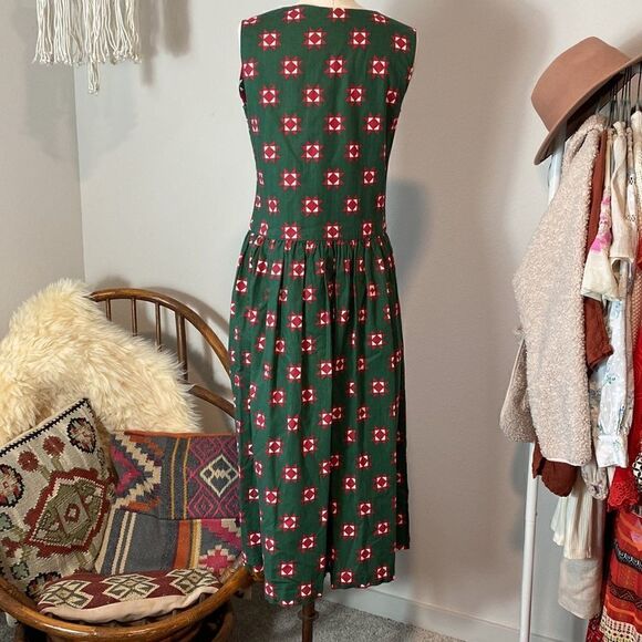 Modest Handmade quilt inspired midi dress - Picture 6 of 6